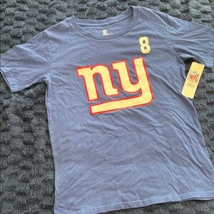 NWT NFL Kids New York Giants 'ny' Logo Tee in Navy
